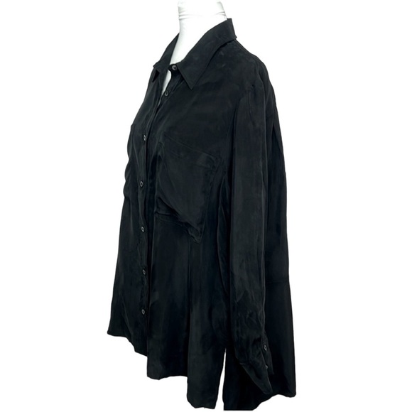 Alex Garfield Button Down Shirt Black - Picture 2 of 7